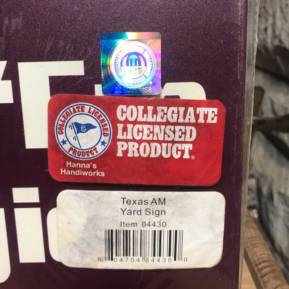 New Texas A&M Aggies Metal Sign 10”x15.75” Collegiate Licensed Product Packaged - Picture 3 of 3